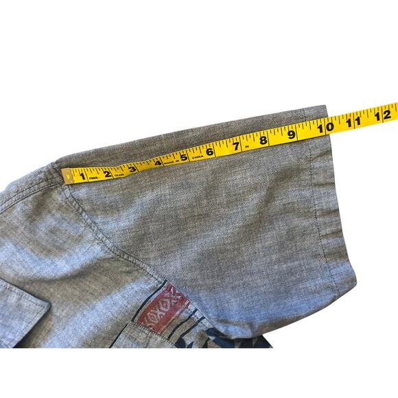 VANS MENS SHORT SLEEVE TAILORED FIT BUTTON DOWN CASUAL SHIRT AZTEC PATTERN - Picture 8 of 10